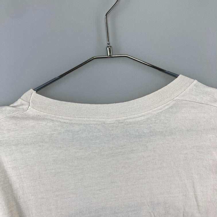 【中古品】【メンズ】 HARLEY DAVIDSON ハーレーダビッドソン ROCKY MOUNTAIN スカルウイング 80S 1982 Tシャツ 146-260226-SY-03-iwa サイズ：XS～S程度 カラー：ホワイト系 万代Net店