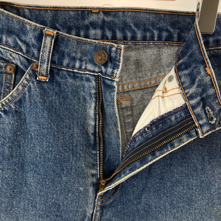 【中古品】【メンズ】 Levi's リーバイス 505-0216 刻印T05 USA製 スモールE 両面タブ 88年製造 80S "505" DENIM PANTS デニムパンツ 157-250228-OR-09-iwa サイズ：W32 カラー：ライトインディゴ/ブルー系 万代Net店