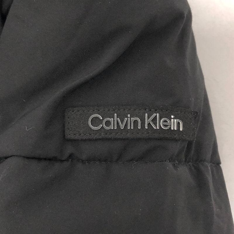 【中古品】【メンズ】 CALVIN KLEIN カルバンクライン HOODED STRETCH JACKET CM155201 フーデッド ストレッチ ジャケット ダウンジャケット 中綿 古着 141-260901-rs-05-fur サイズ：M カラー：ブラック 万代Net店
