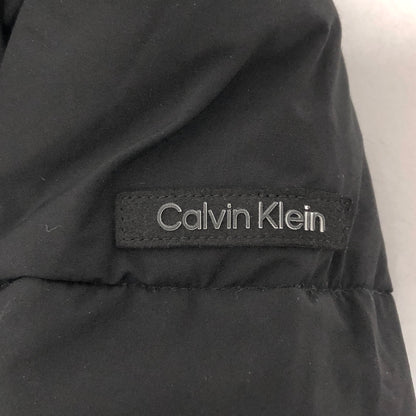【中古品】【メンズ】 CALVIN KLEIN カルバンクライン HOODED STRETCH JACKET CM155201 フーデッド ストレッチ ジャケット ダウンジャケット 中綿 古着 141-260901-rs-05-fur サイズ：M カラー：ブラック 万代Net店