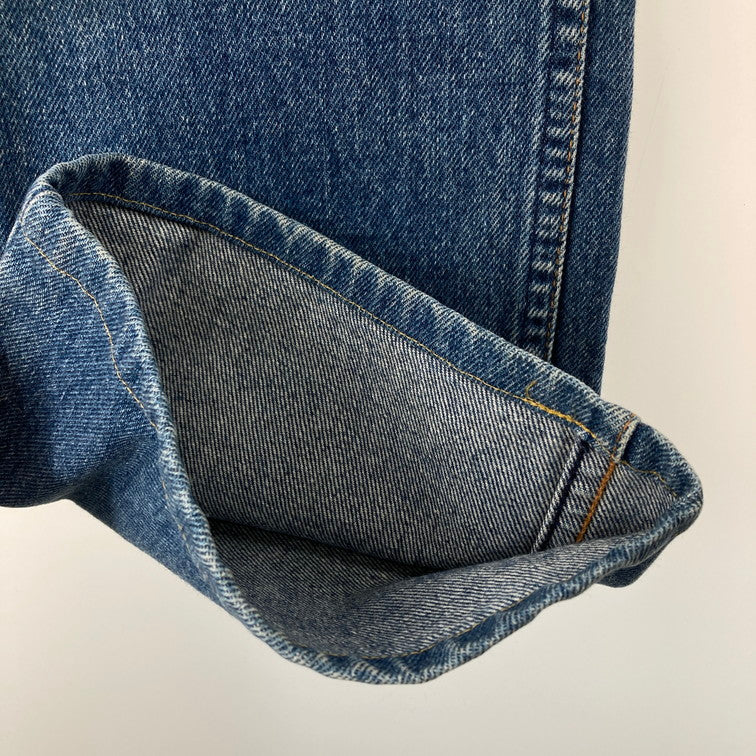 【中古品】【メンズ】 Levi's リーバイス 505-0216 刻印T05 USA製 スモールE 両面タブ 88年製造 80S "505" DENIM PANTS デニムパンツ 157-250228-OR-09-iwa サイズ：W32 カラー：ライトインディゴ/ブルー系 万代Net店