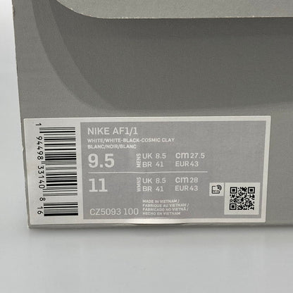 【現状渡し品】【メンズ】 NIKE ナイキ CZ5093-100 AIR FORCE 1/1 COSMIC CLAY スニーカー 160-251211-WA-02-iwa サイズ：27.5cm カラー：WHITE/WHITE-BLACK-COSMIC CLAY 万代Net店