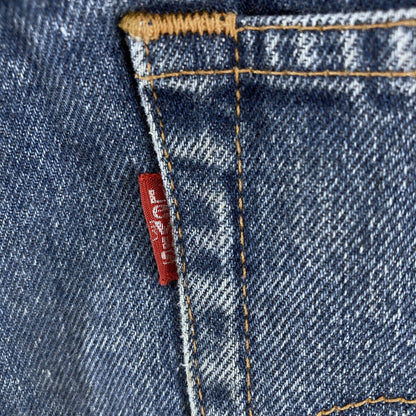 【中古品】【メンズ】 Levi's リーバイス 505-0216 刻印T05 USA製 スモールE 両面タブ 88年製造 80S "505" DENIM PANTS デニムパンツ 157-250228-OR-09-iwa サイズ：W32 カラー：ライトインディゴ/ブルー系 万代Net店