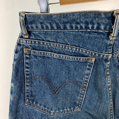 【中古品】【メンズ】 Levi's リーバイス 505-0216 刻印T05 USA製 スモールE 両面タブ 88年製造 80S "505" DENIM PANTS デニムパンツ 157-250228-OR-09-iwa サイズ：W32 カラー：ライトインディゴ/ブルー系 万代Net店