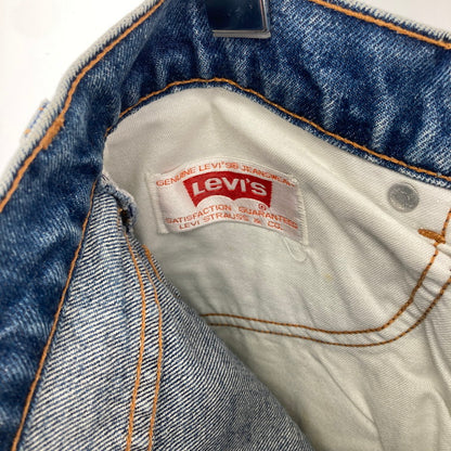 【中古品】【メンズ】 Levi's リーバイス 505-0216 刻印T05 USA製 スモールE 両面タブ 88年製造 80S "505" DENIM PANTS デニムパンツ 157-250228-OR-09-iwa サイズ：W32 カラー：ライトインディゴ/ブルー系 万代Net店