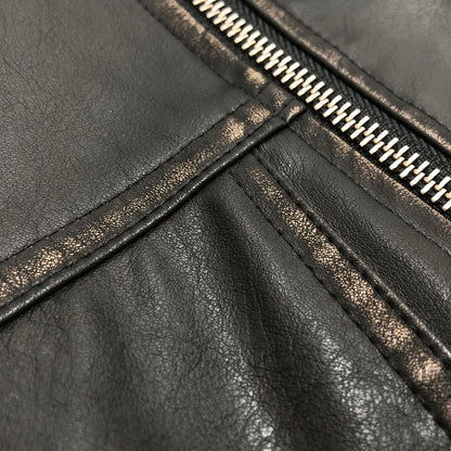 【中古品】【レディース】 MURUA ムルーア FAUX LEATHER JACKET 012450200301-01 フェイクレザージャケット アウター 古着 169-260901-rs-07-fur サイズ：F カラー：ブラック 万代Net店