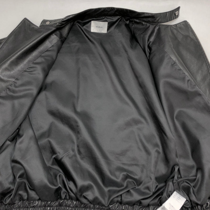 【中古品】【レディース】 MURUA ムルーア FAUX LEATHER JACKET 012450200301-01 フェイクレザージャケット アウター 古着 169-260901-rs-07-fur サイズ：F カラー：ブラック 万代Net店