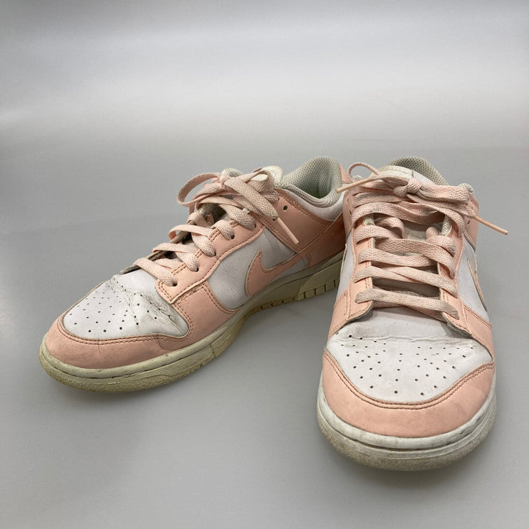 【中古品】【レディース】 NIKE ナイキ DD1873-100 WOMEN’S DUNK LOW NEXT NATURE PALE CORAL スニーカー 本体のみ（箱なし） 160-251211-WA-04-iwa サイズ：24cm カラー：ペールコーラル ホワイト 万代Net店