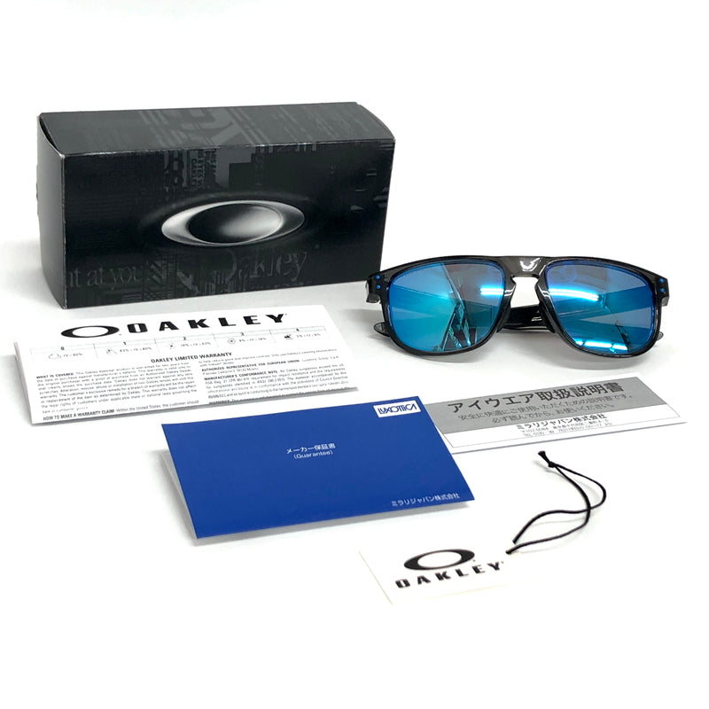 【現状渡し品】【メンズ】 OAKLEY オークリー HOLBROOK R OO9379-0455 ホルブルック サングラス アイウェア 203-260616-rs-04-fur サイズ：55ロ17-140 カラー：グレースモーク/ブルー 万代Net店