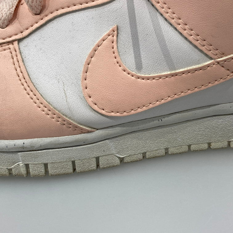 【中古品】【レディース】 NIKE ナイキ DD1873-100 WOMEN’S DUNK LOW NEXT NATURE PALE CORAL スニーカー 本体のみ（箱なし） 160-251211-WA-04-iwa サイズ：24cm カラー：ペールコーラル ホワイト 万代Net店