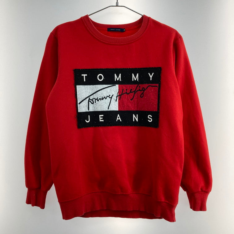【中古品】【メンズ】 TOMMY トミー トレーナー 147-260319-WA-05-iwa サイズ：M カラー：レッド 万代Net店