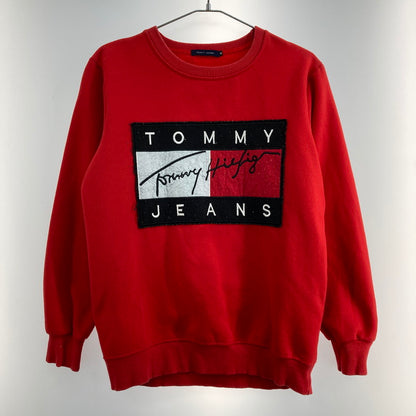 【中古品】【メンズ】 TOMMY トミー トレーナー 147-260319-WA-05-iwa サイズ：M カラー：レッド 万代Net店