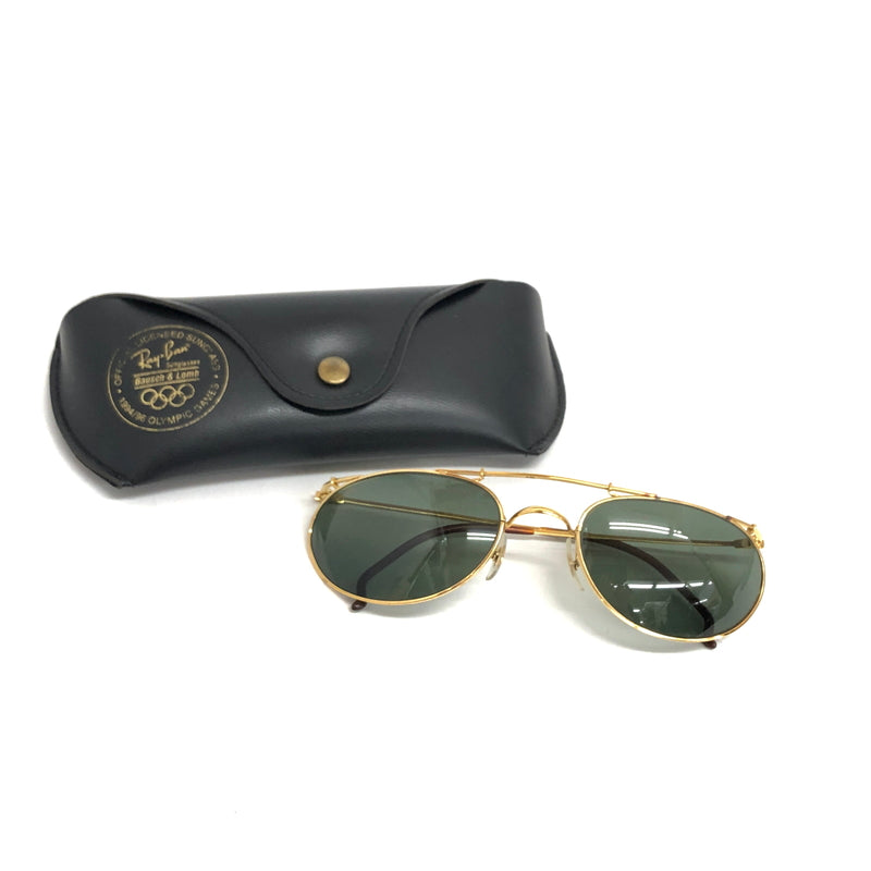 【中古品】【レディース】 RAY-BAN レイバン BAUSCH & LOMB DECO METAL SUNGLASSES デコメタル サングラス アイウェア アクセサリー 203-260616-rs-05-fur カラー：ゴールド 万代Net店