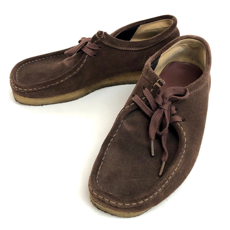 【現状渡し品】【メンズ】 Clarks クラークス Wallabee 26156606 ワラビー ブーツ スエード シューズ 靴 162-250708-rs-03-fur サイズ：UK 8 (26.0cm相当) カラー：ブラウン 万代Net店