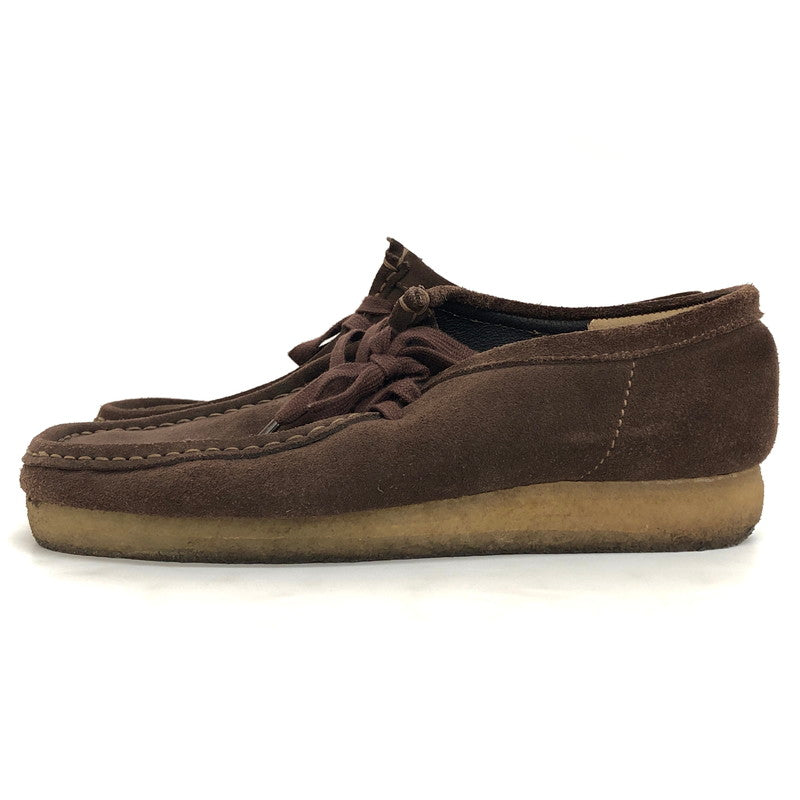 【現状渡し品】【メンズ】 Clarks クラークス Wallabee 26156606 ワラビー ブーツ スエード シューズ 靴 162-250708-rs-03-fur サイズ：UK 8 (26.0cm相当) カラー：ブラウン 万代Net店