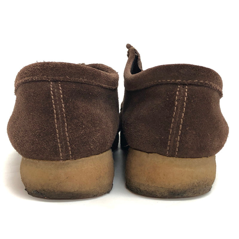 【現状渡し品】【メンズ】 Clarks クラークス Wallabee 26156606 ワラビー ブーツ スエード シューズ 靴 162-250708-rs-03-fur サイズ：UK 8 (26.0cm相当) カラー：ブラウン 万代Net店