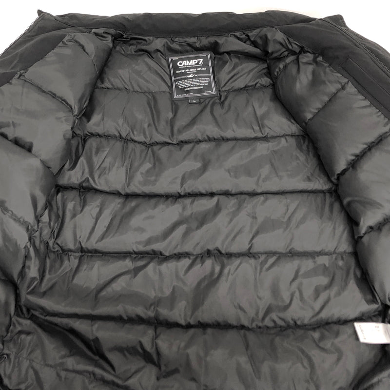 【現状渡し品】【メンズ】 CAMP7 キャンプセブン DOWN JACKET CP4301616103 ダウンジャケット アウター 古着 144-260902-rs-01-fur サイズ：L カラー：ブラック 万代Net店