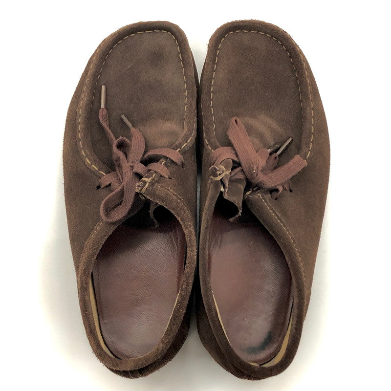 【現状渡し品】【メンズ】 Clarks クラークス Wallabee 26156606 ワラビー ブーツ スエード シューズ 靴 162-250708-rs-03-fur サイズ：UK 8 (26.0cm相当) カラー：ブラウン 万代Net店