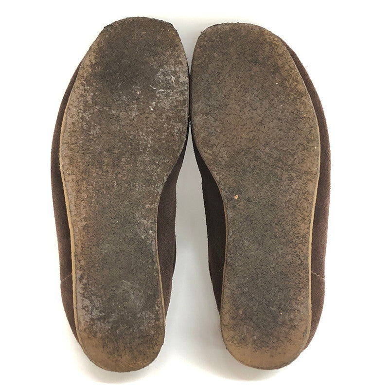 【現状渡し品】【メンズ】 Clarks クラークス Wallabee 26156606 ワラビー ブーツ スエード シューズ 靴 162-250708-rs-03-fur サイズ：UK 8 (26.0cm相当) カラー：ブラウン 万代Net店