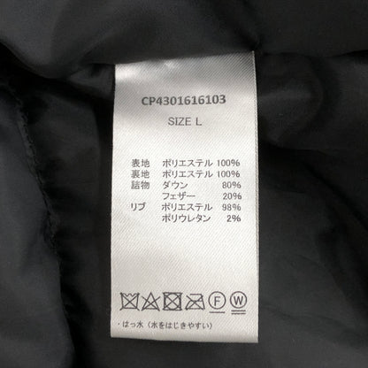 【現状渡し品】【メンズ】 CAMP7 キャンプセブン DOWN JACKET CP4301616103 ダウンジャケット アウター 古着 144-260902-rs-01-fur サイズ：L カラー：ブラック 万代Net店