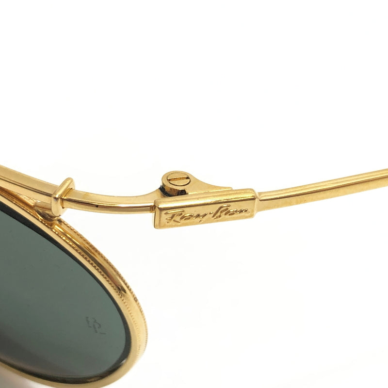 【中古品】【レディース】 RAY-BAN レイバン BAUSCH & LOMB DECO METAL SUNGLASSES デコメタル サングラス アイウェア アクセサリー 203-260616-rs-05-fur カラー：ゴールド 万代Net店