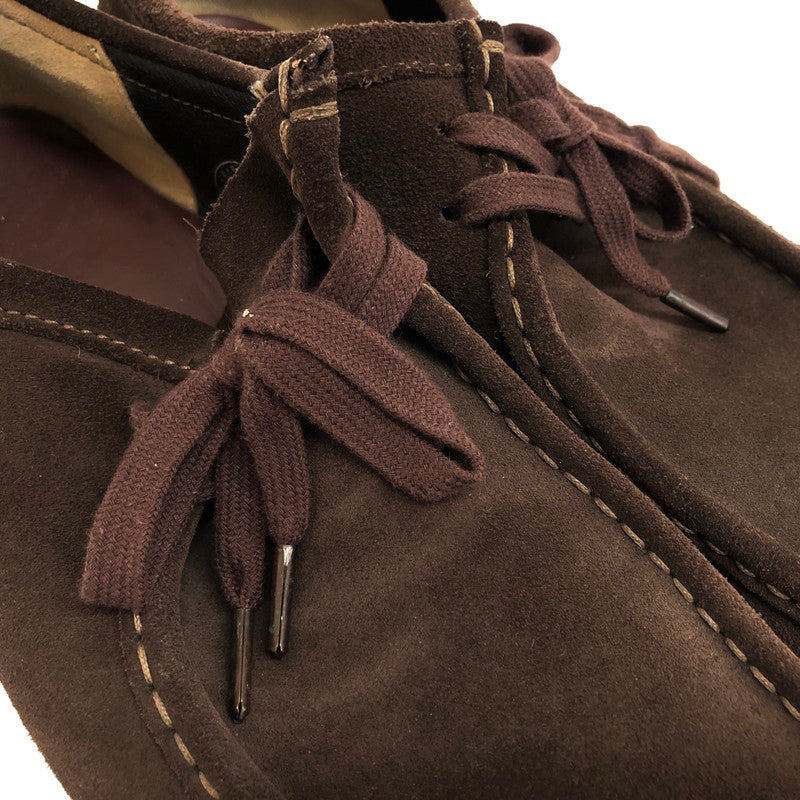 【現状渡し品】【メンズ】 Clarks クラークス Wallabee 26156606 ワラビー ブーツ スエード シューズ 靴 162-250708-rs-03-fur サイズ：UK 8 (26.0cm相当) カラー：ブラウン 万代Net店