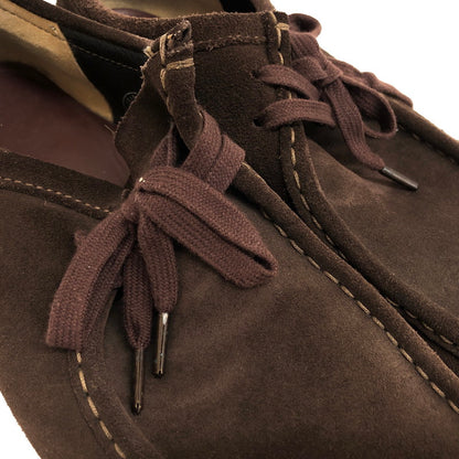 【現状渡し品】【メンズ】 Clarks クラークス Wallabee 26156606 ワラビー ブーツ スエード シューズ 靴 162-250708-rs-03-fur サイズ：UK 8 (26.0cm相当) カラー：ブラウン 万代Net店