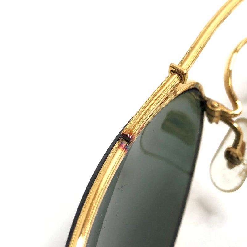 【中古品】【レディース】 RAY-BAN レイバン BAUSCH & LOMB DECO METAL SUNGLASSES デコメタル サングラス アイウェア アクセサリー 203-260616-rs-05-fur カラー：ゴールド 万代Net店