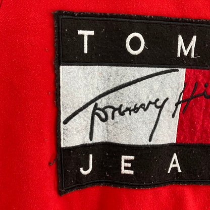 【中古品】【メンズ】 TOMMY トミー トレーナー 147-260319-WA-05-iwa サイズ：M カラー：レッド 万代Net店