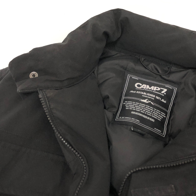 【現状渡し品】【メンズ】 CAMP7 キャンプセブン DOWN JACKET CP4301616103 ダウンジャケット アウター 古着 144-260902-rs-01-fur サイズ：L カラー：ブラック 万代Net店