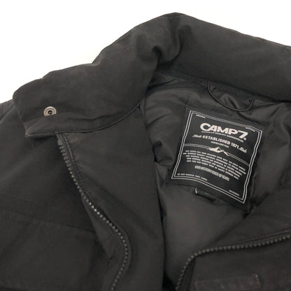 【現状渡し品】【メンズ】 CAMP7 キャンプセブン DOWN JACKET CP4301616103 ダウンジャケット アウター 古着 144-260902-rs-01-fur サイズ：L カラー：ブラック 万代Net店