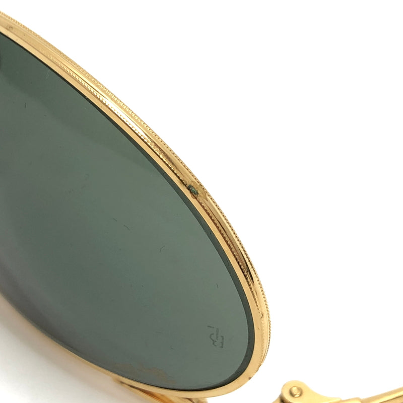 【中古品】【レディース】 RAY-BAN レイバン BAUSCH & LOMB DECO METAL SUNGLASSES デコメタル サングラス アイウェア アクセサリー 203-260616-rs-05-fur カラー：ゴールド 万代Net店