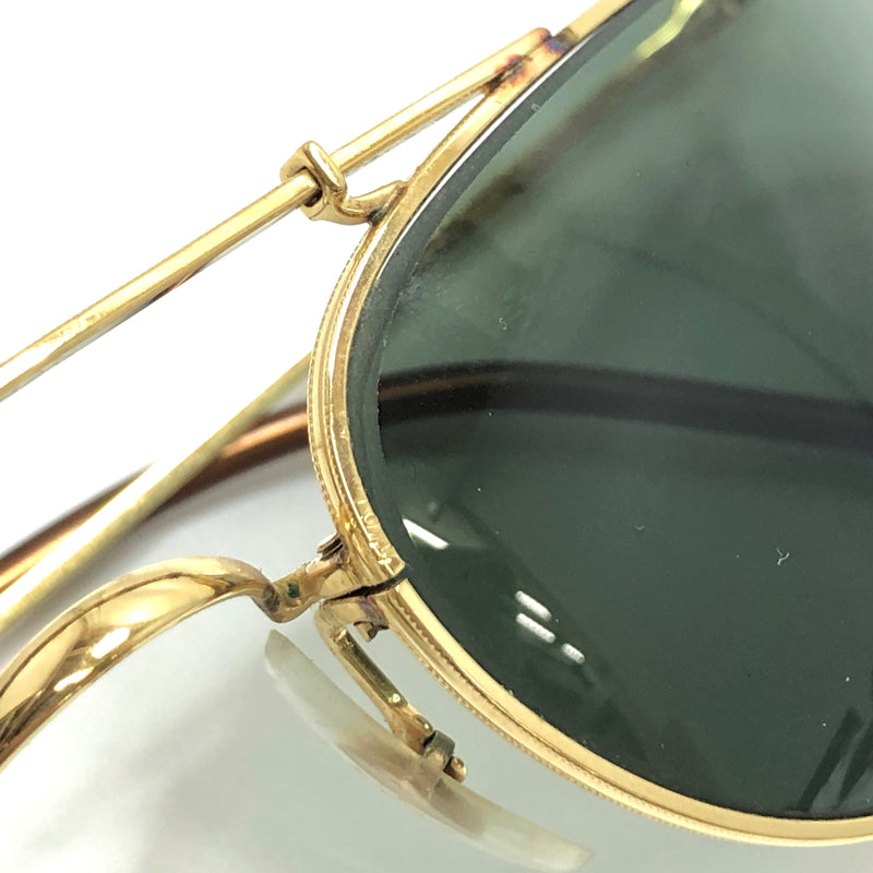 【中古品】【レディース】 RAY-BAN レイバン BAUSCH & LOMB DECO METAL SUNGLASSES デコメタル サングラス アイウェア アクセサリー 203-260616-rs-05-fur カラー：ゴールド 万代Net店