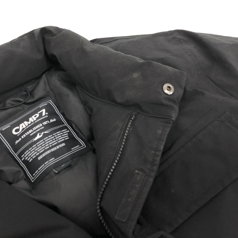 【現状渡し品】【メンズ】 CAMP7 キャンプセブン DOWN JACKET CP4301616103 ダウンジャケット アウター 古着 144-260902-rs-01-fur サイズ：L カラー：ブラック 万代Net店