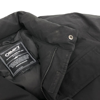 【現状渡し品】【メンズ】 CAMP7 キャンプセブン DOWN JACKET CP4301616103 ダウンジャケット アウター 古着 144-260902-rs-01-fur サイズ：L カラー：ブラック 万代Net店