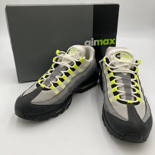 【中古品】【メンズ】 NIKE ナイキ CT1689-001/AIR MAX 95 OG NEON YELLOW 靴 スニーカー 160-250302-NS-3-iwa サイズ：30 カラー：ブラック グレー ネオンイエロー 万代Net店