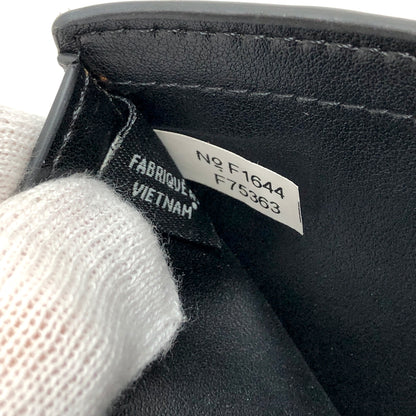【中古品】【メンズ】 COACH コーチ F75363 シグネチャー 二つ折り財布 コンパクトウォレット 181-260616-rs-06-fur カラー：ブラック 万代Net店