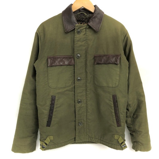 【中古品】【メンズ】 CALEE キャリー DECK JACKET キャリー デッキジャケット ボア ミリタリージャケット アウター ストリート系 145-251016-rs-10-fur サイズ：M カラー：カーキ・グリーン系 万代Net店