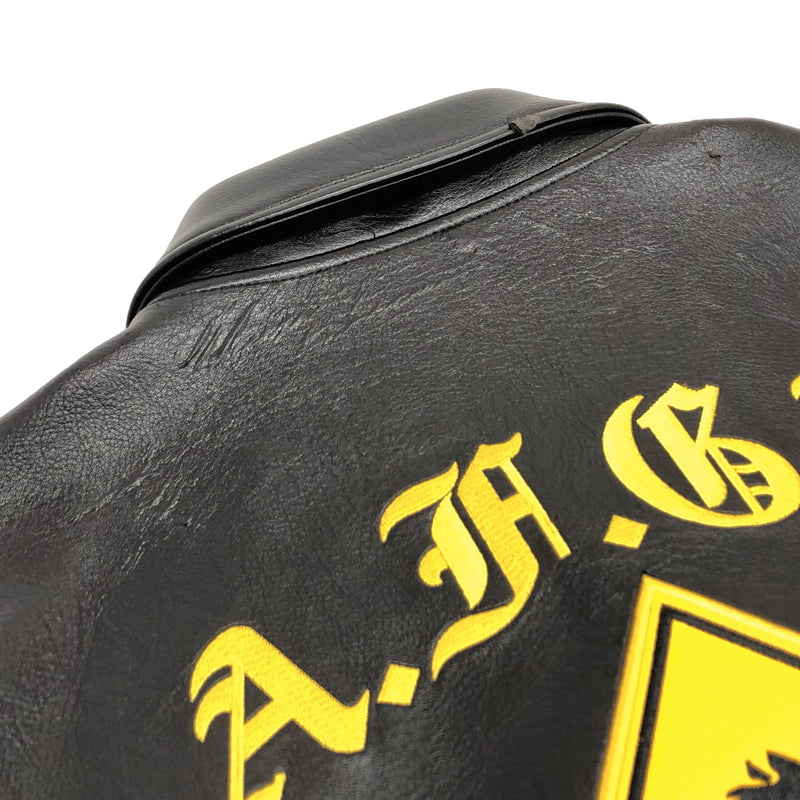 【現状渡し品】【メンズ】 A FEW GOOD KIDS ア・フュー・グッド・キッズ RACING LEATHER JACKET レザージャケット アウター 142-260902-rs-02-fur サイズ：S カラー：ブラック 万代Net店