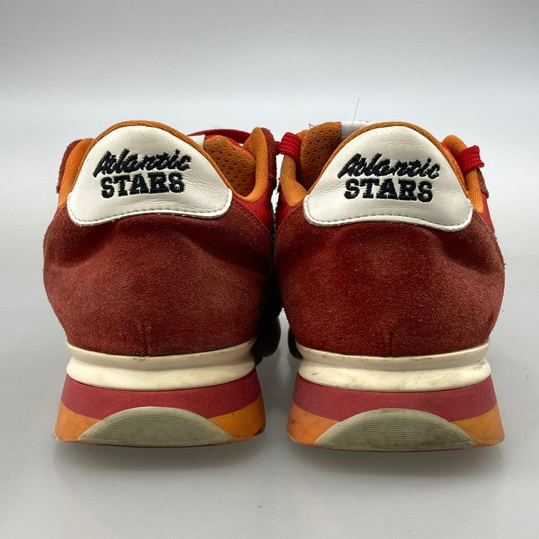 【中古品】【メンズ】 ATLANTIC STARS ローカットスニーカー 本体のみ（箱なし） 163-251211-WA-07-iwa サイズ：41 カラー：レッド系 オレンジ 万代Net店
