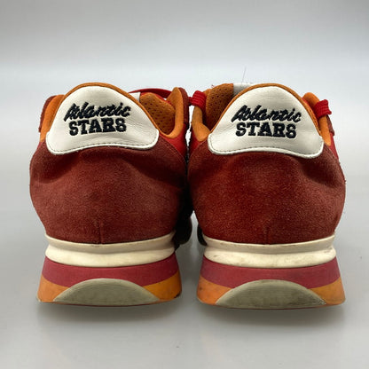 【中古品】【メンズ】 ATLANTIC STARS ローカットスニーカー 本体のみ（箱なし） 163-251211-WA-07-iwa サイズ：41 カラー：レッド系 オレンジ 万代Net店