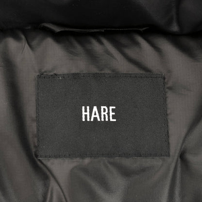 【中古品】【メンズ】 HARE ハレ DOWN JACKET HA030172TR ダウンジャケット アウター 古着 147-260902-rs-03-fur サイズ：F カラー：ブラック 万代Net店