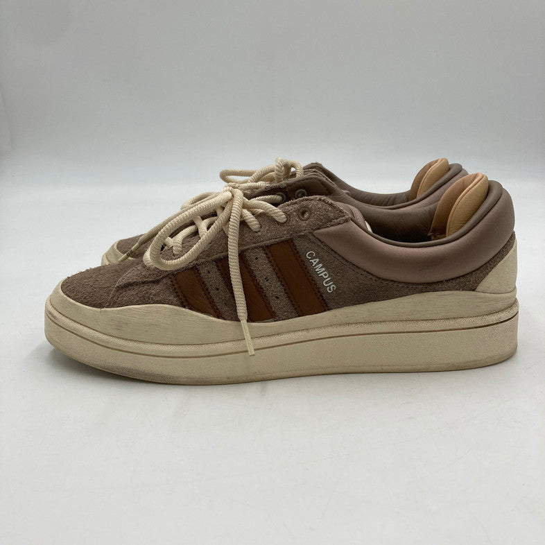 【中古品】【メンズ】 adidas アディダス 箱なし BAD BUNNY × adidas ID2529 CAMPUS CHAIKY BROWN 靴 スニーカー 161-250821-NS-02-iwa サイズ：27.5cm カラー：ブラウン クリームホワイト 万代Net店