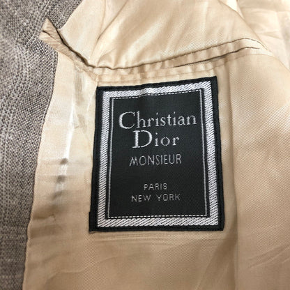 【現状渡し品】【メンズ】 Christian Dior クリスチャンディオール MONSIEUR JACKET テーラードジャケット 肩パット入り アウター ヴィンテージ系 146-251222-rs-09-fur カラー：ベージュ系 万代Net店