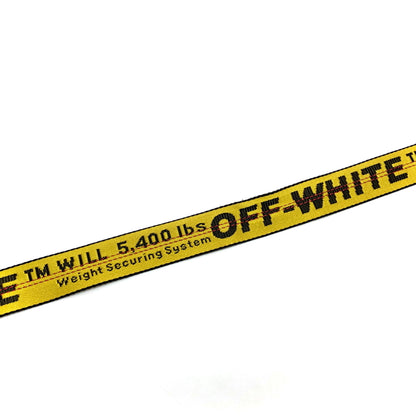 【現状渡し品】【メンズ】 OFF-WHITE オフホワイト INDUSTRIAL BELT インダストリアル ベルト アクセサリー 205-260616-rs-08-fur カラー：イエロー/ブラック 万代Net店