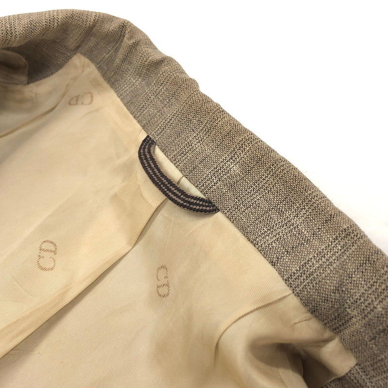 【現状渡し品】【メンズ】 Christian Dior クリスチャンディオール MONSIEUR JACKET テーラードジャケット 肩パット入り アウター ヴィンテージ系 146-251222-rs-09-fur カラー：ベージュ系 万代Net店