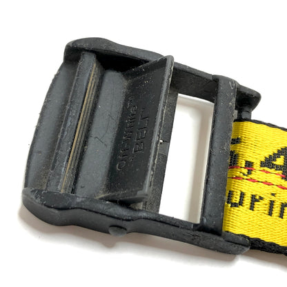 【現状渡し品】【メンズ】 OFF-WHITE オフホワイト INDUSTRIAL BELT インダストリアル ベルト アクセサリー 205-260616-rs-08-fur カラー：イエロー/ブラック 万代Net店