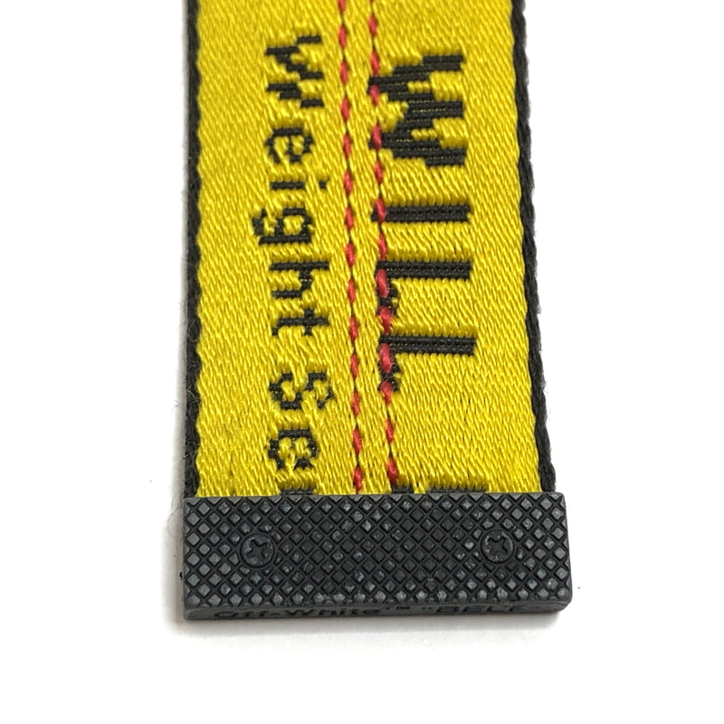 【現状渡し品】【メンズ】 OFF-WHITE オフホワイト INDUSTRIAL BELT インダストリアル ベルト アクセサリー 205-260616-rs-08-fur カラー：イエロー/ブラック 万代Net店