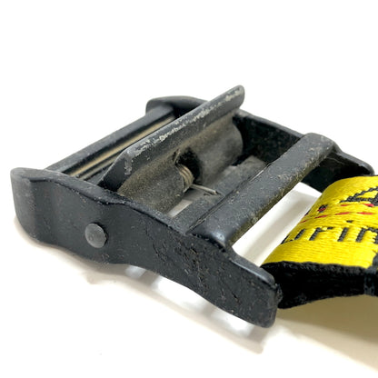 【現状渡し品】【メンズ】 OFF-WHITE オフホワイト INDUSTRIAL BELT インダストリアル ベルト アクセサリー 205-260616-rs-08-fur カラー：イエロー/ブラック 万代Net店