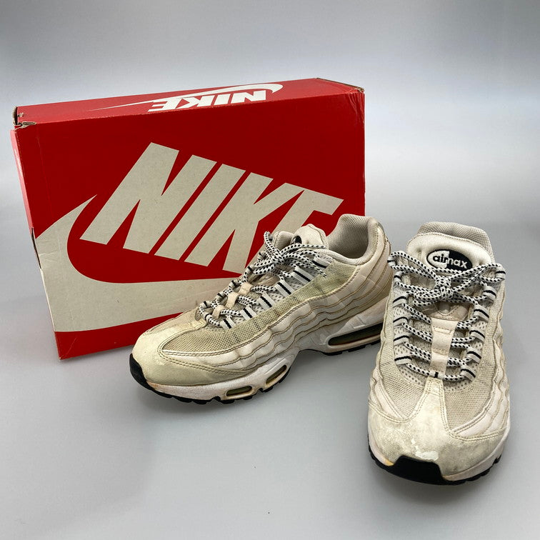 【中古品】【メンズ】 NIKE ナイキ 609048-109 AIR MAX 95 LE WHITE BLACK スニーカー 160-251211-WA-08-iwa サイズ：28cm カラー：WHITE/BLACK-BLACK 万代Net店